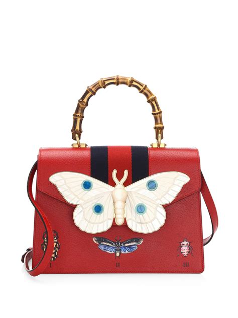 red gucci bag ebay|red gucci bag with butterfly.